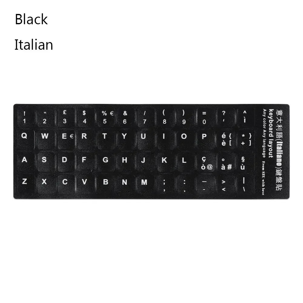 Multi-Language Keyboard Sticker Set