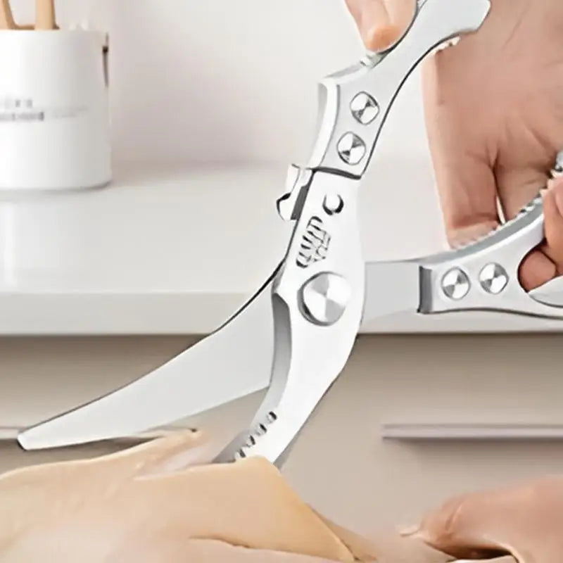 Anti-Slip Chicken Cutting Scissors (stainless steel )