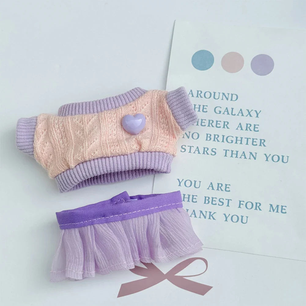 Labubu Color Match Sweater Dress