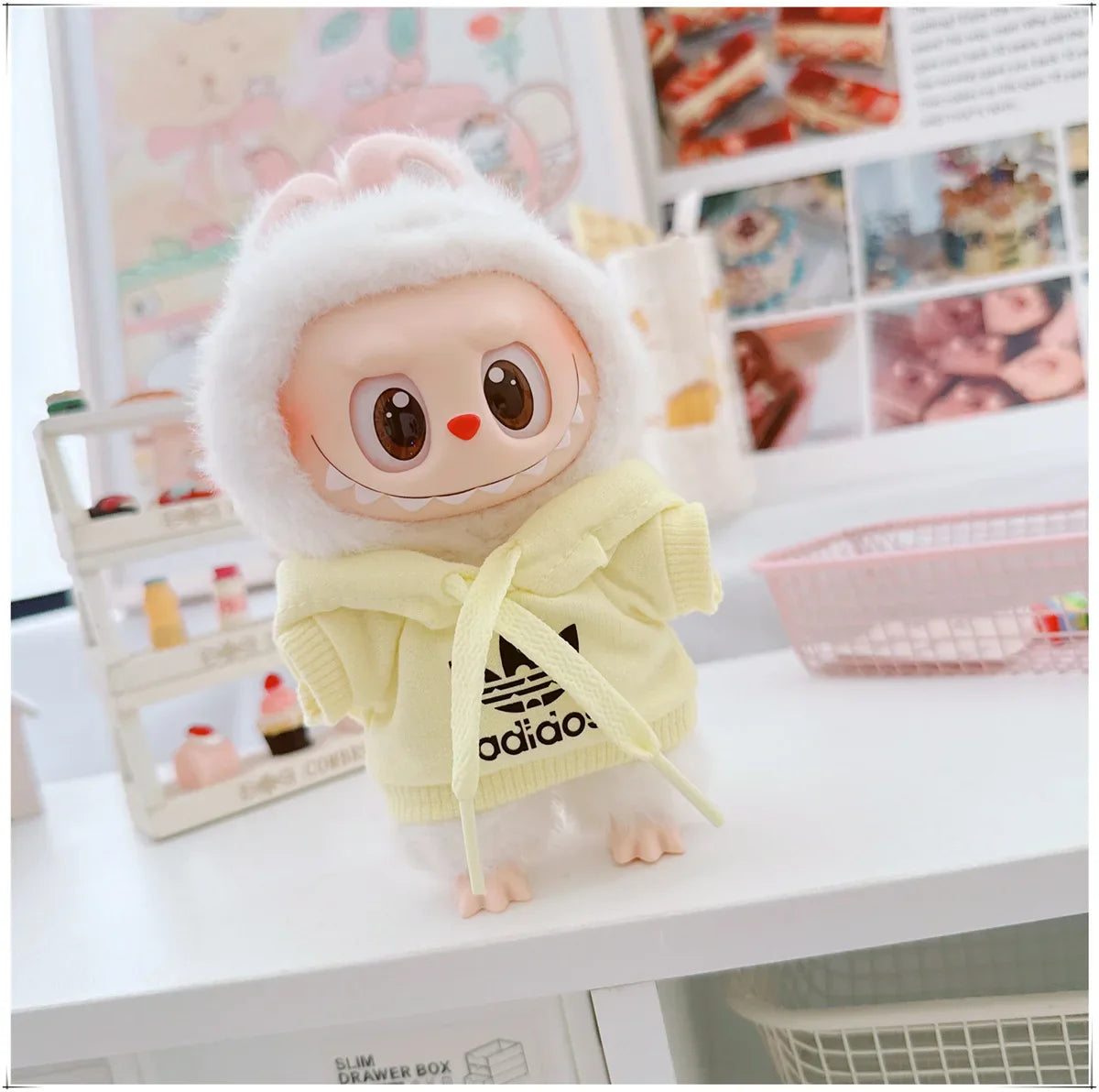 MINISO Labubu Korean Hoodie Outfit Set