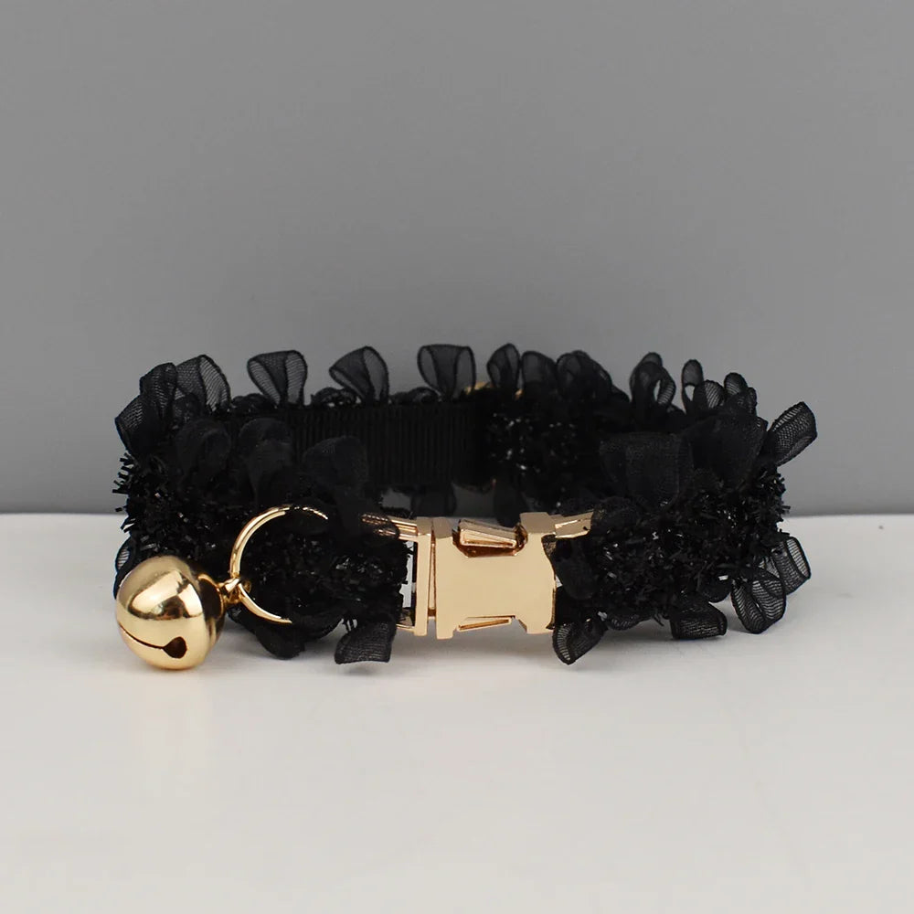 Personalized Lace Cat Adjustable Collar