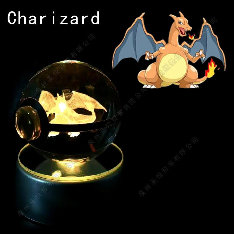3D Pokémon Crystal Ball Lamp