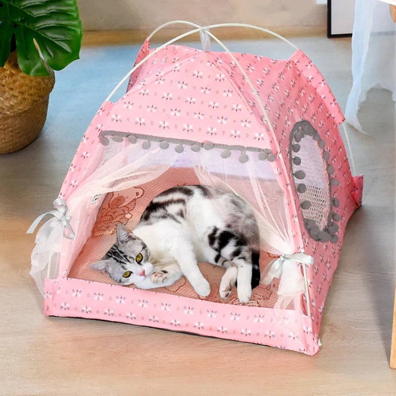 booteely Cat & Dog Flower Tent