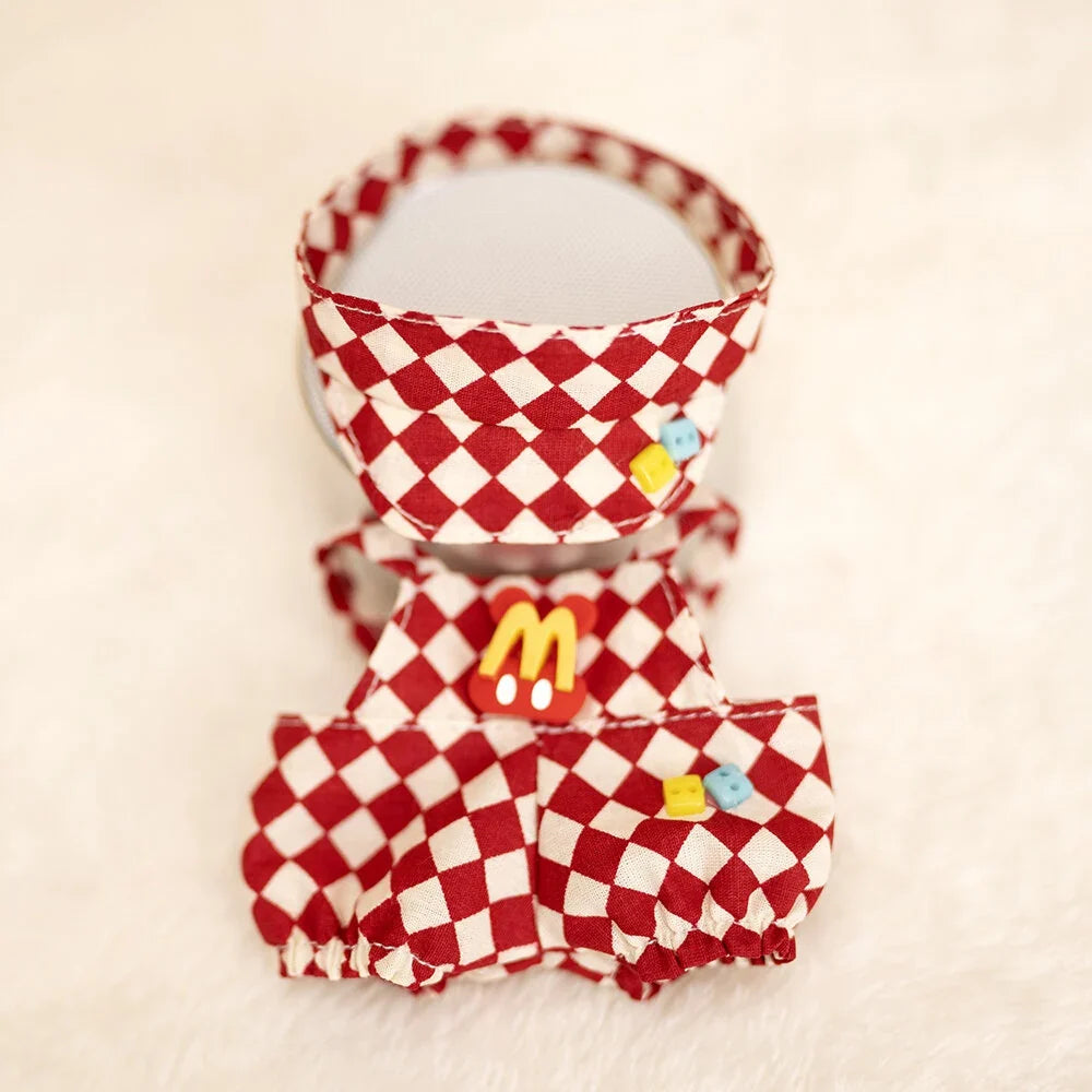 Yoocour Labubu Checkerboard Tennis Outfit