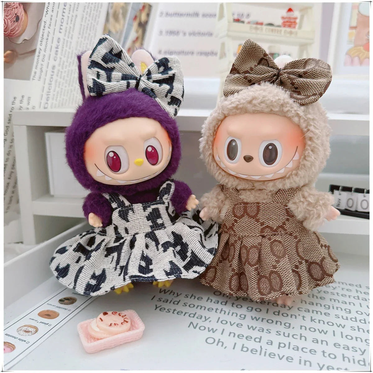 Labubu Sitting Party Outfit Set