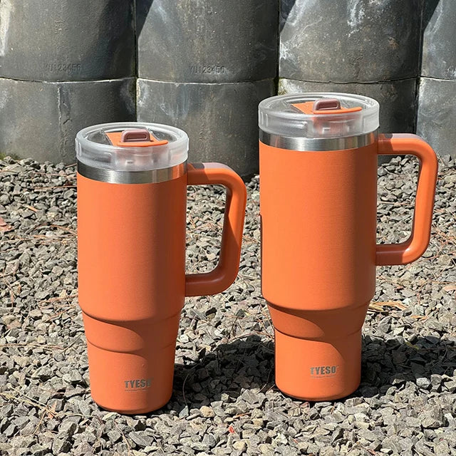 Tyeso 40oz With Handle Straw Tumbler