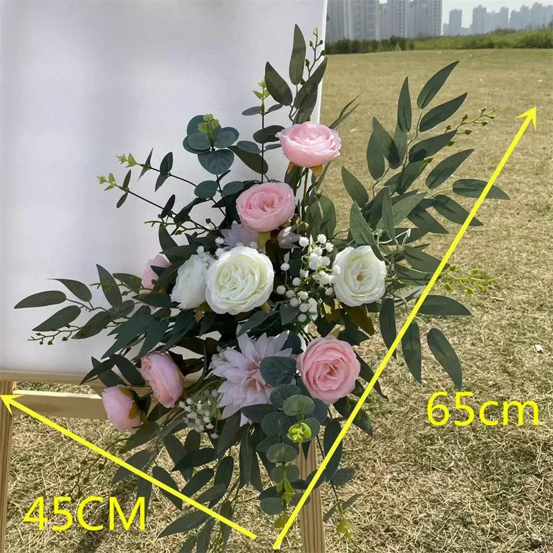 Floor Road Lead Flower Decor