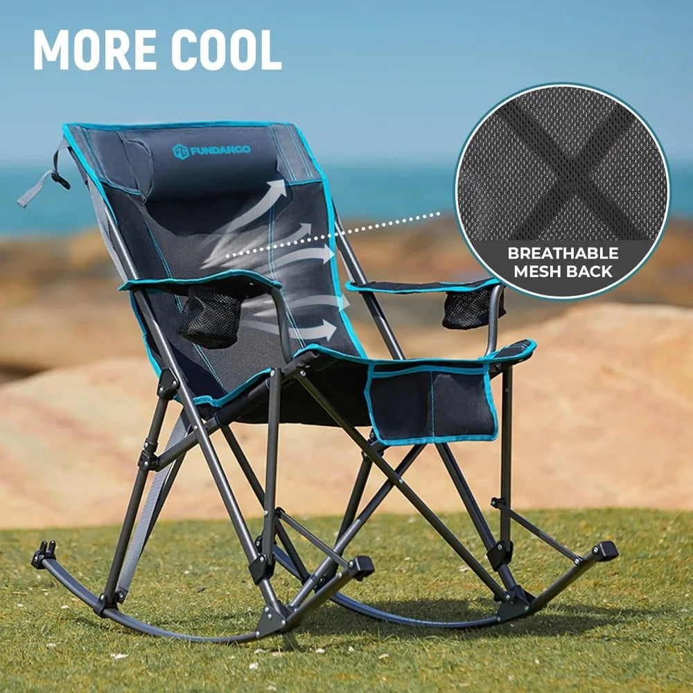 Portable Folding Rocking Camping Chair