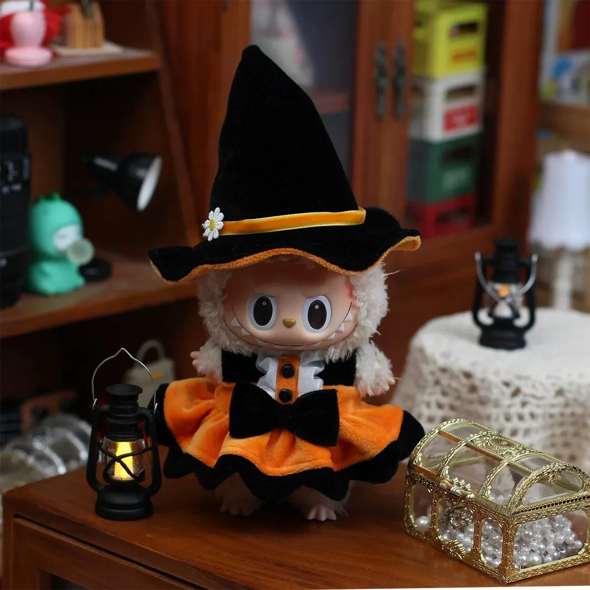 Labubu Halloween Knitted Outfit