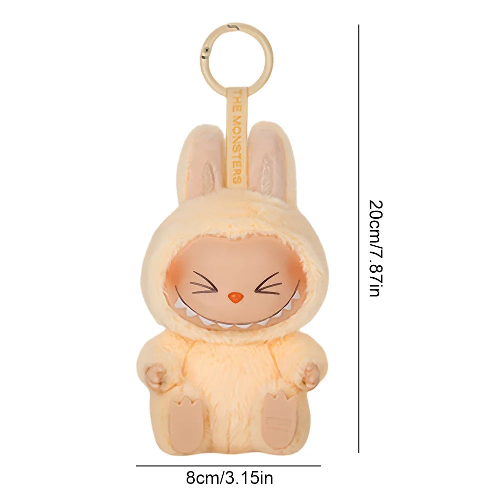 Labubu Heartbeat Macaron Doll Pendant