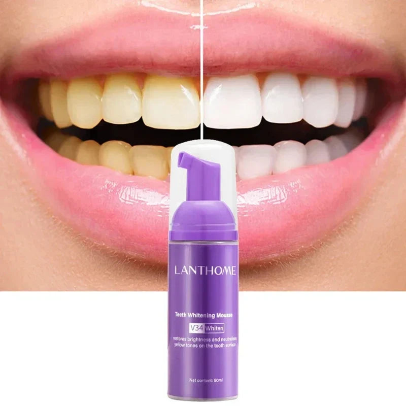 V34 Teeth Whitening Mousse Toothpaste