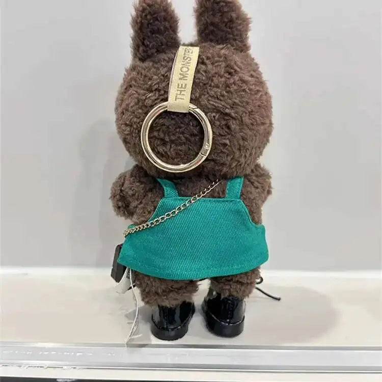 JUMEET Labubu Green Coffee Dress Set