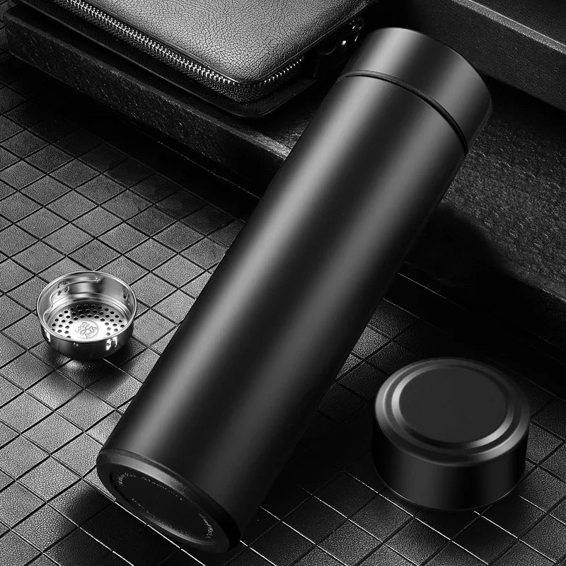 Black Smart water Bottle 500ml