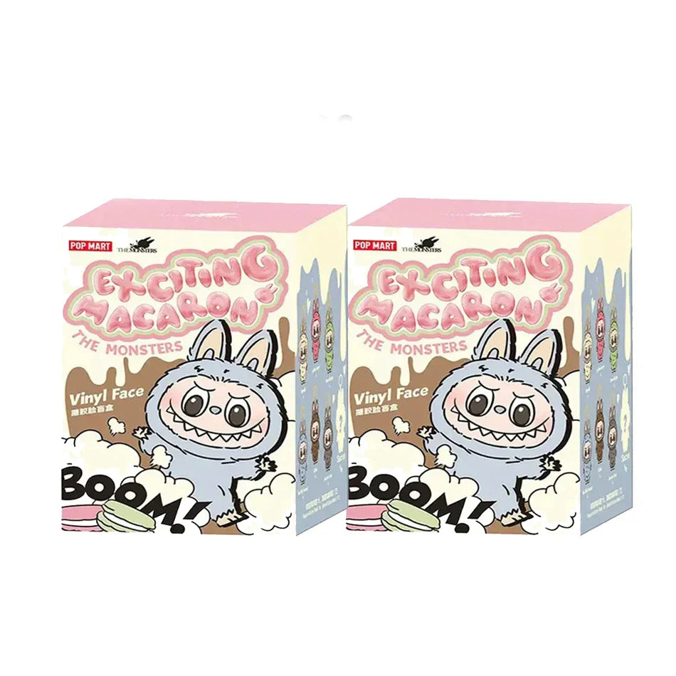 Labubu Macaron PVC Blind Box Keychain