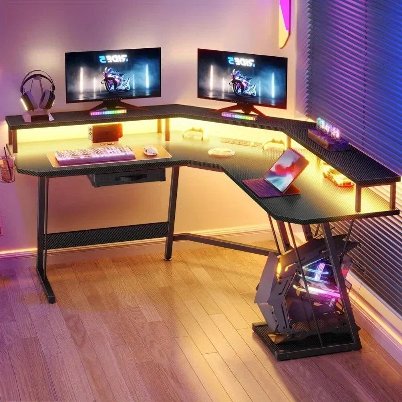 Gaming Corner Desk with RGB