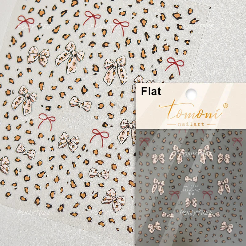 Bowknot 3D Nail Art Stickers