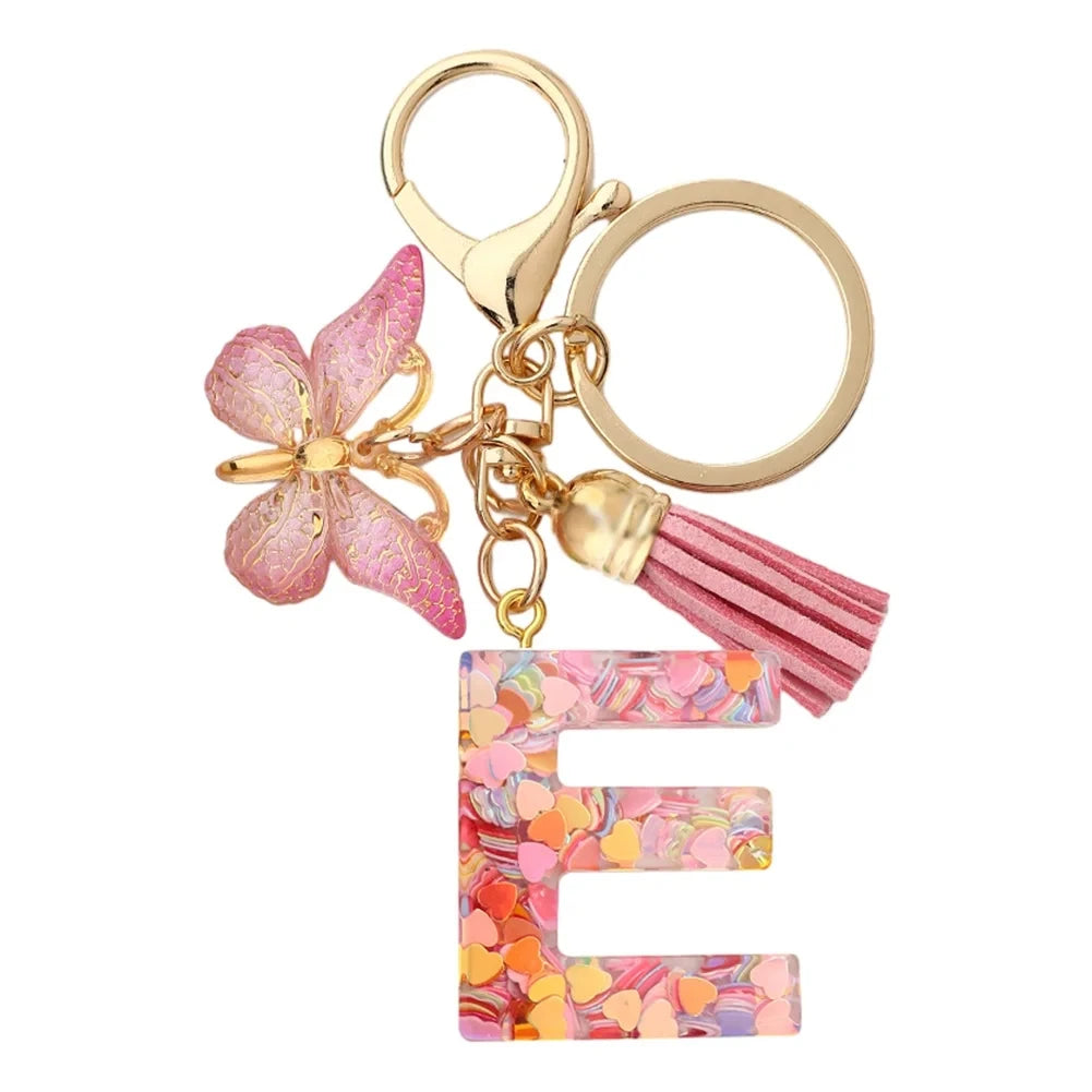 A-Z Letter Metal Keychain