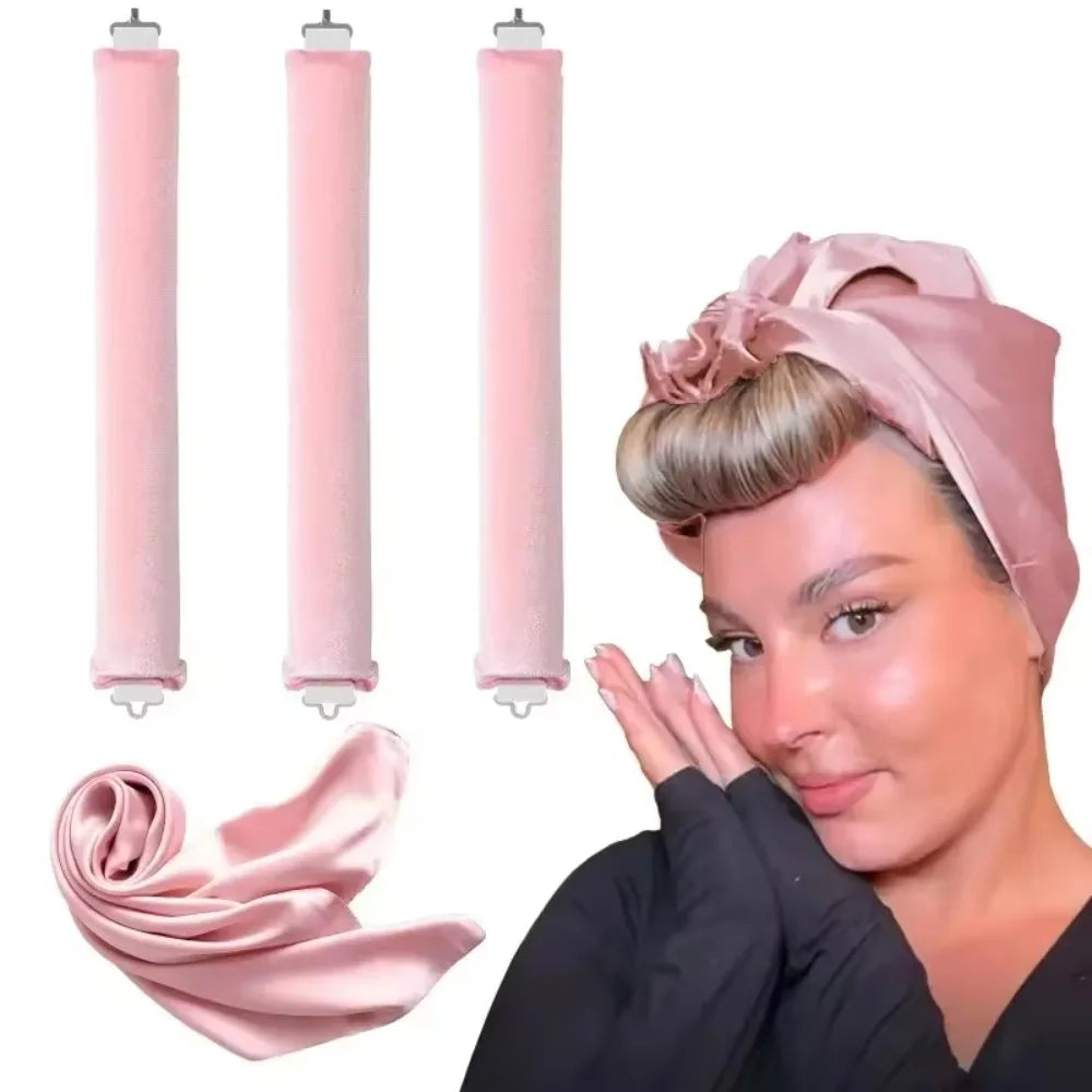 Heatless Curling Rod Headband Set