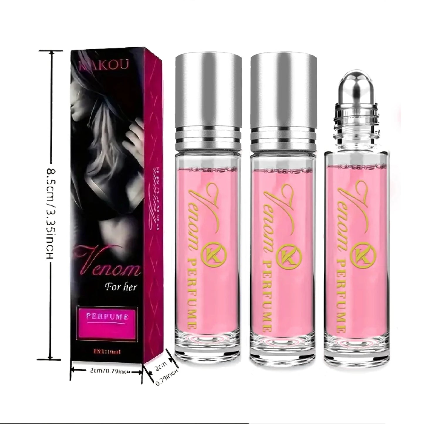 3PCS Women’s Rollerball Perfume Set