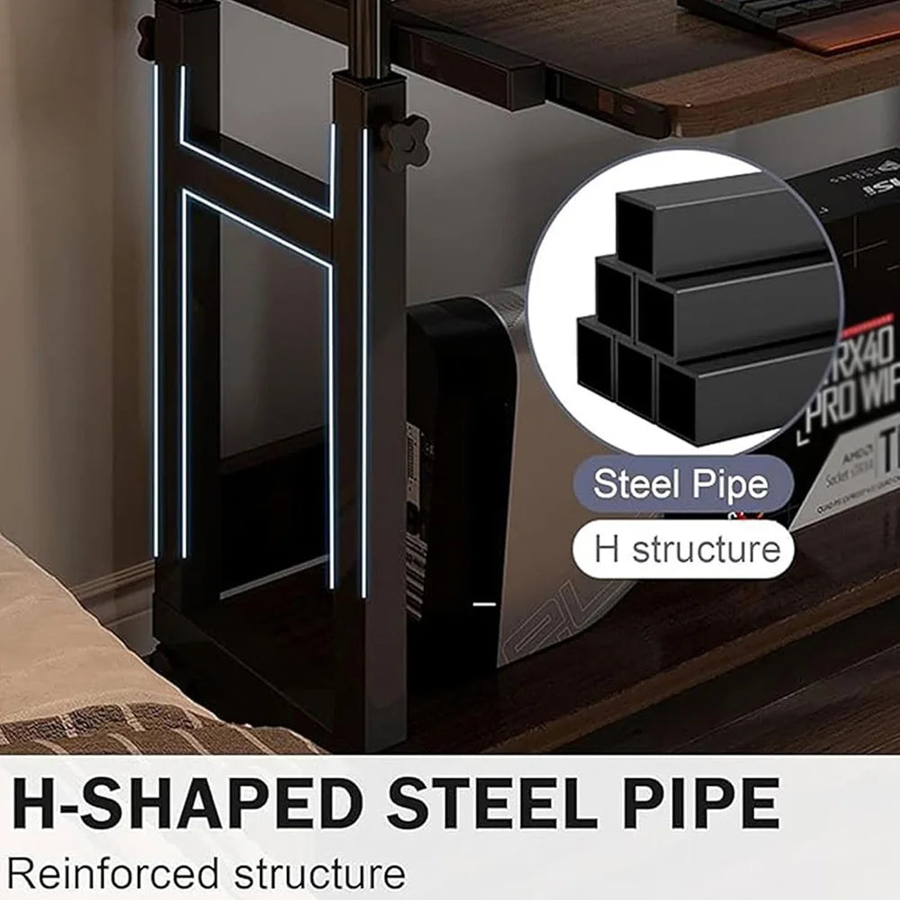 YQXH Mobile Adjustable Wooden Desk