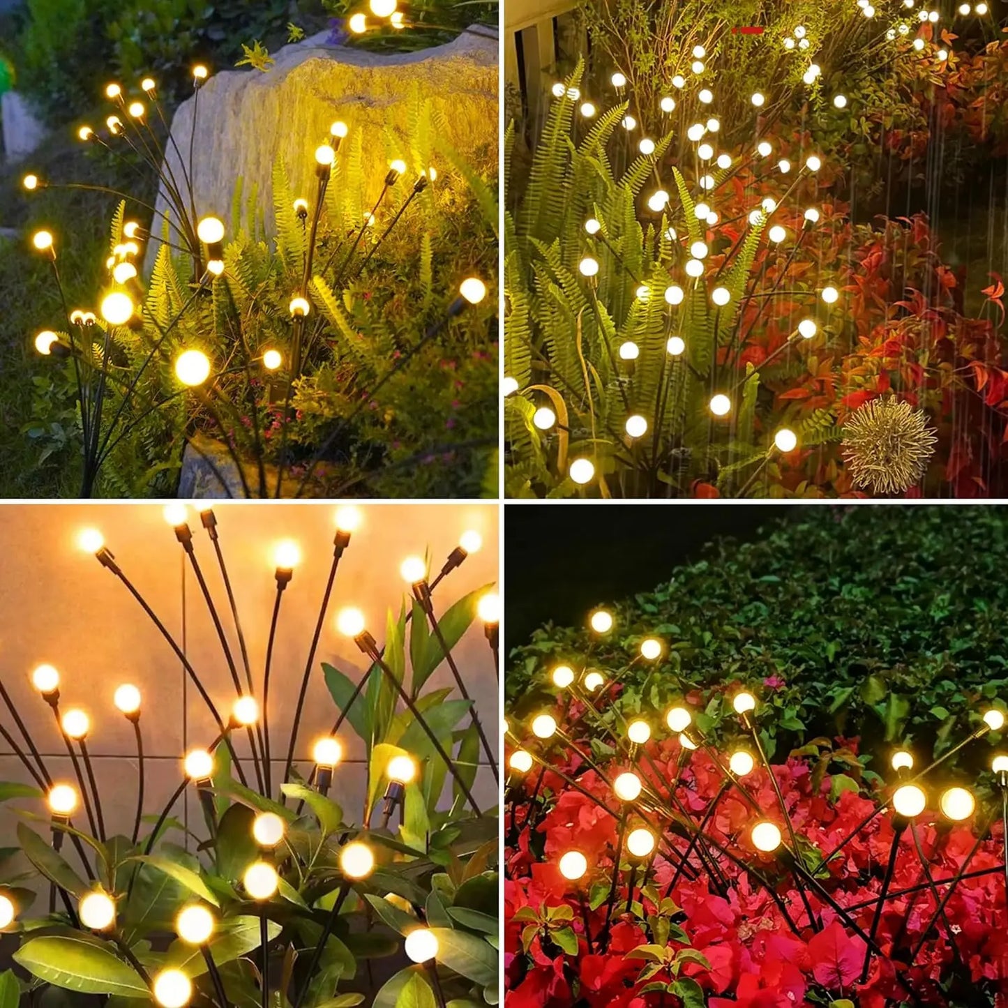 Solar Firefly Garden Decoration Lights