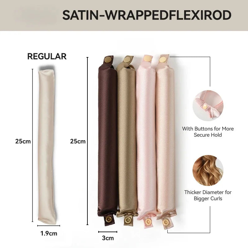 Heatless Satin Curling Headband