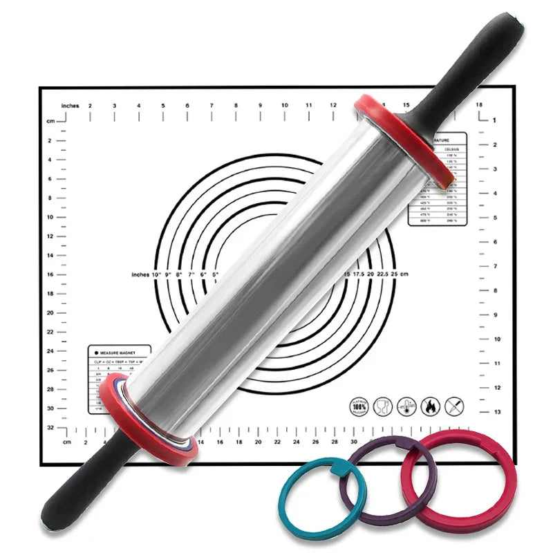 Adjustable Stainless Steel Rolling Pin