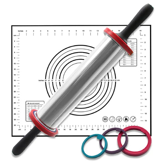 Adjustable Stainless Steel Rolling Pin