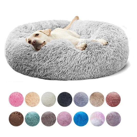 Super Soft Plush Donut Bed