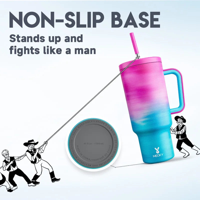 Meoky 40oz Tumbler With Straw