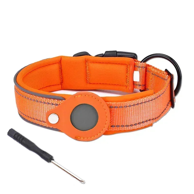 Dog Collar Waterproof Reflective Airtag