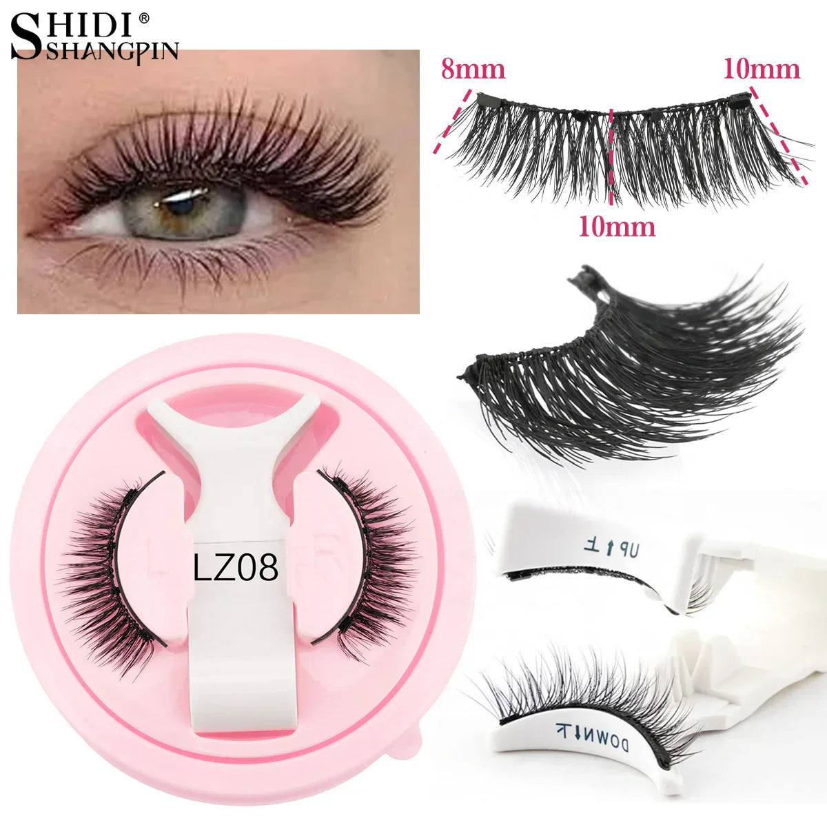 Fluffy Magnetic Eyelash Set