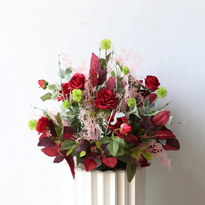 Silk Flower Ball Decoration