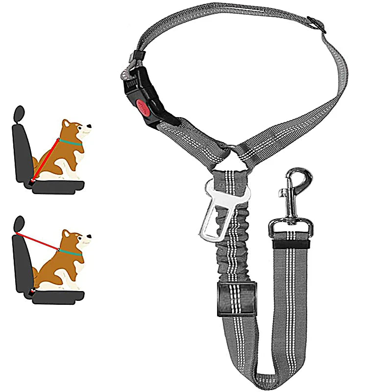2-in-1 Dog Car Harness