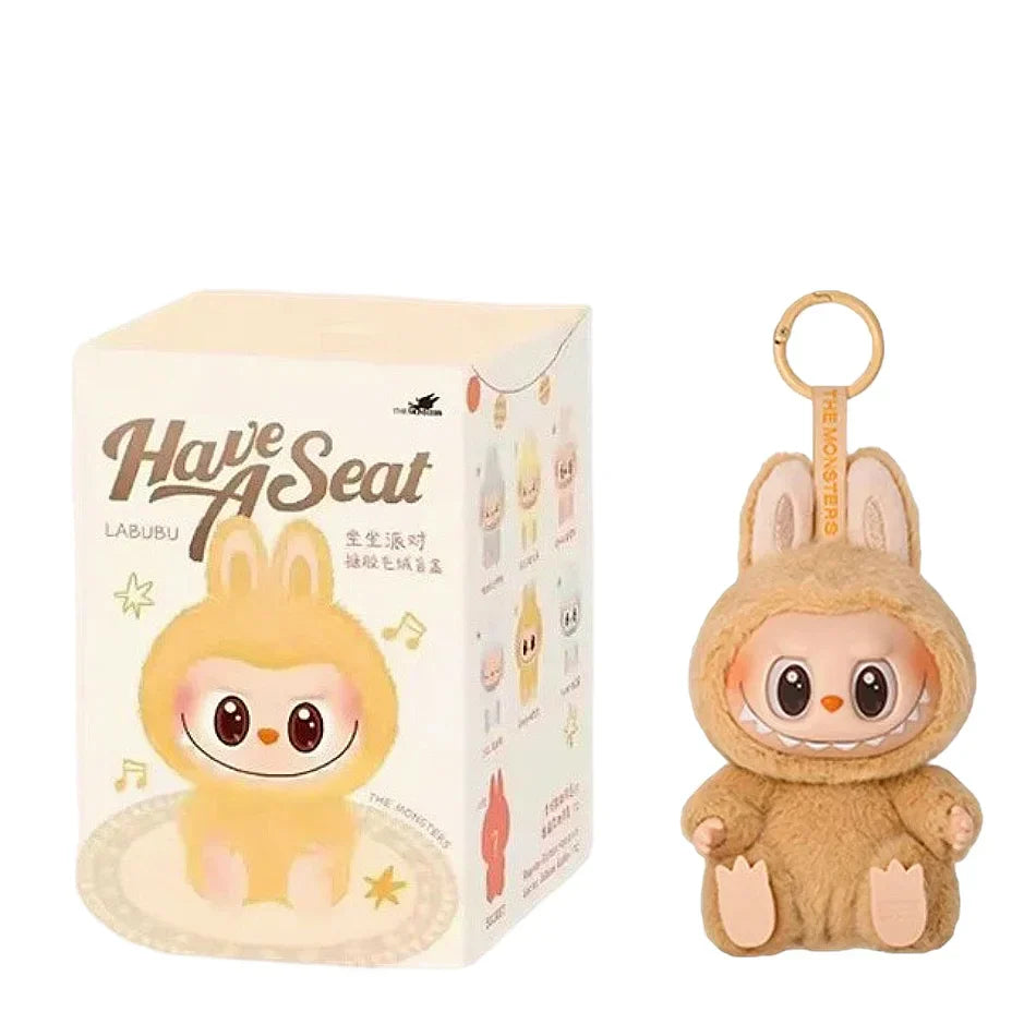 Hot Sales Anime Macaron Labubu Seat Series Keychain