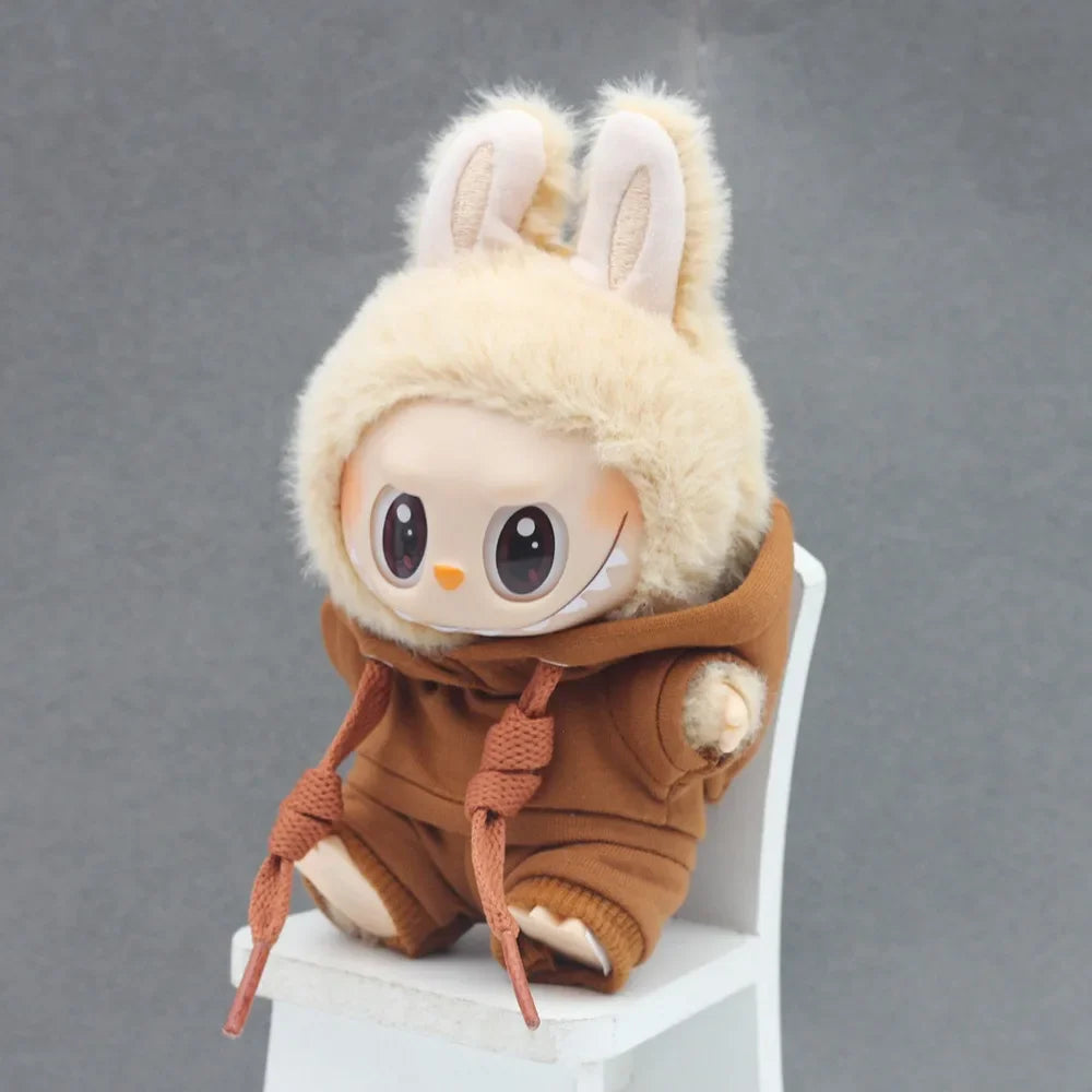 Labubu Denim Shorts Outfit Set