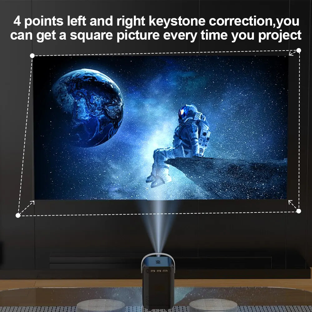 HONGTOP Mini 4K Projector