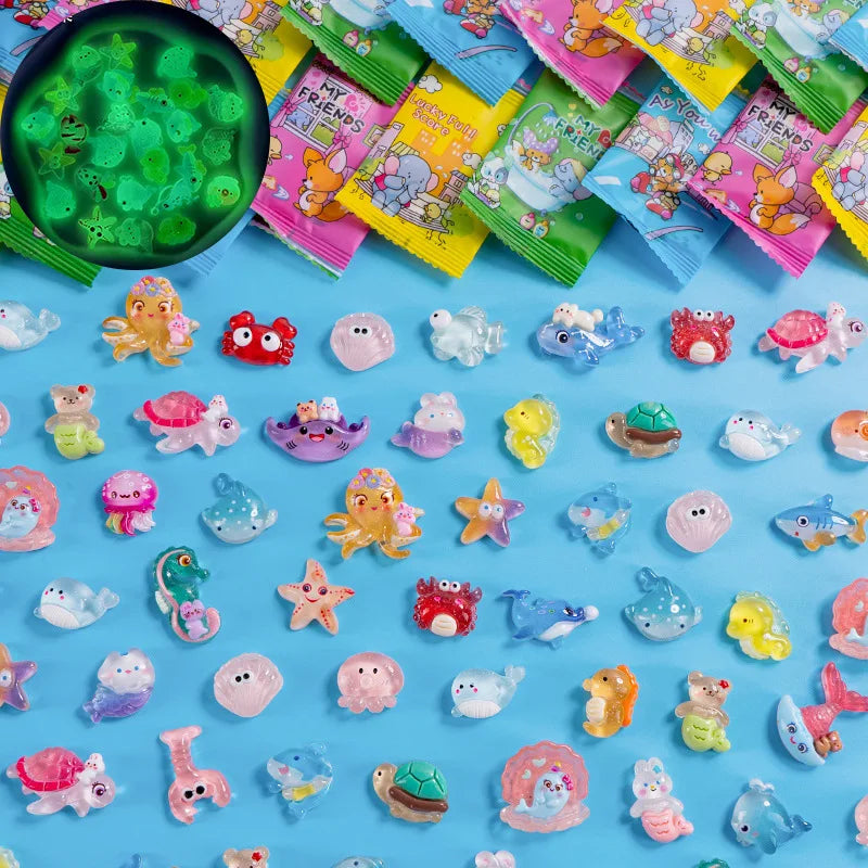 50pcs Labubu Random Pack Animal Action Figures