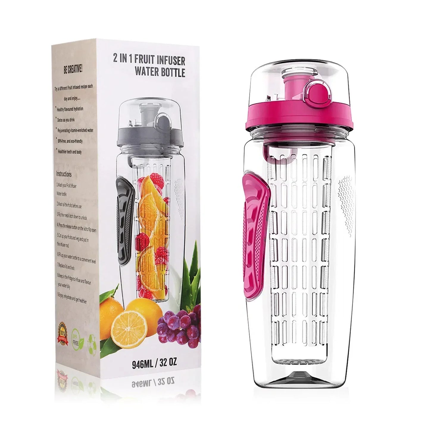 Fruit Infuser Juice Shaker Water Bottle