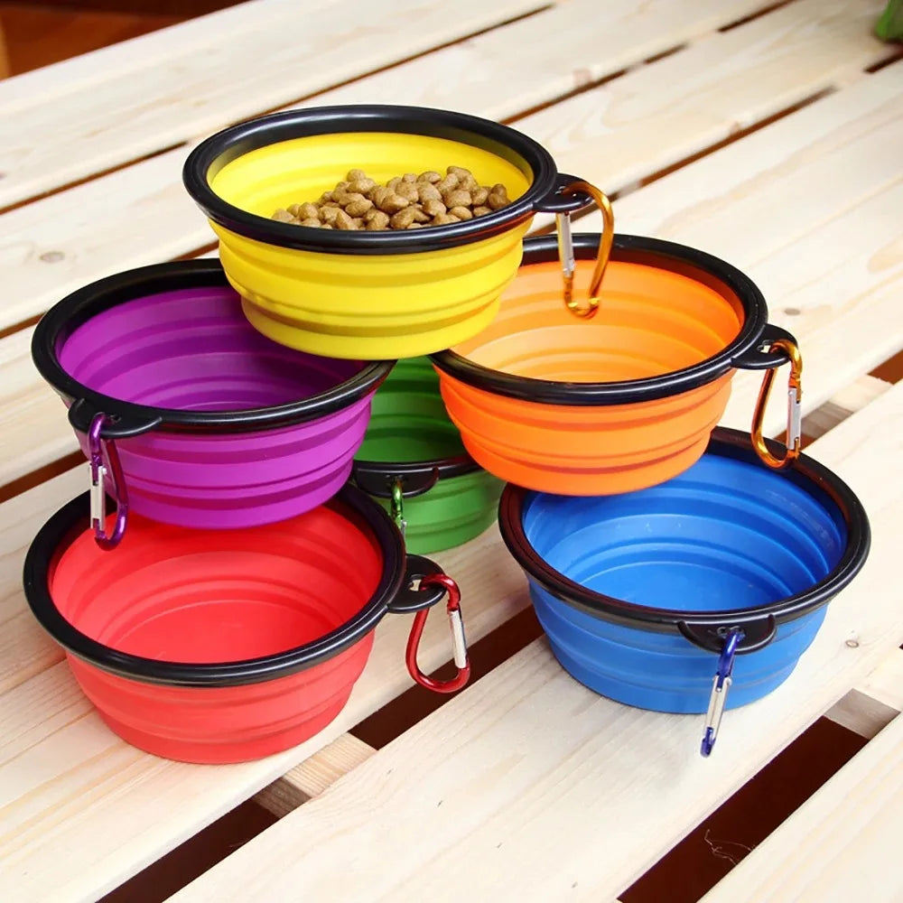 Portable Folding Silicone Pet Bowl