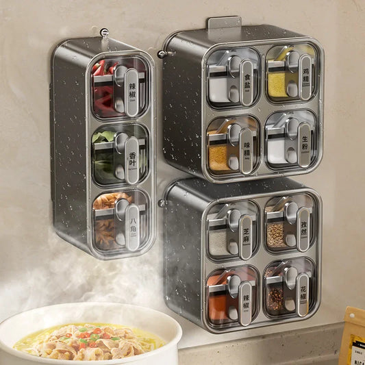 Hanging Seasoning Box Organizer