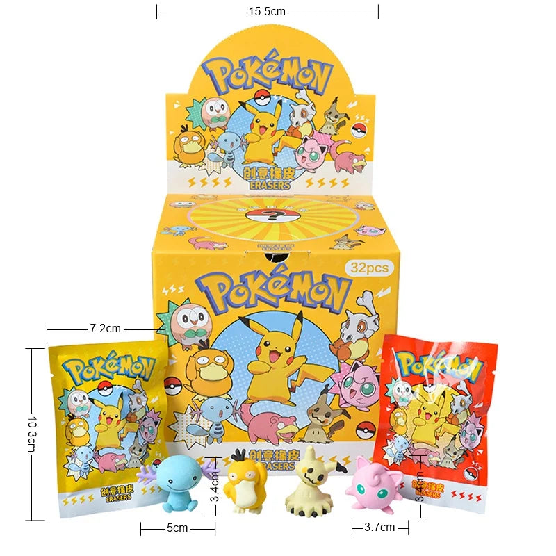 Bandai Pokemon Blind Box Eraser Toy