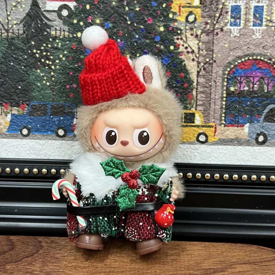 Labubu Christmas Strap Pants Set