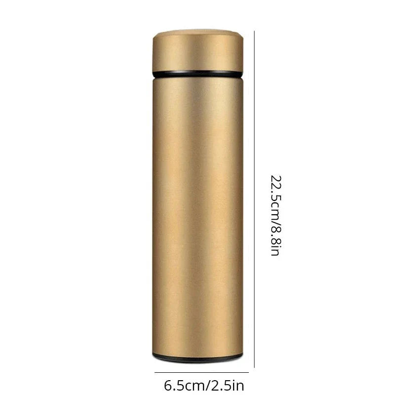 Black Smart water Bottle 500ml