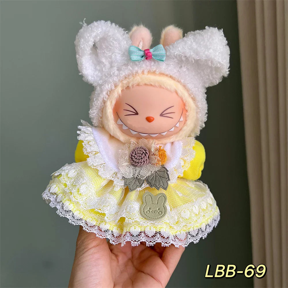 Labubu 17cm Mini Doll Outfits