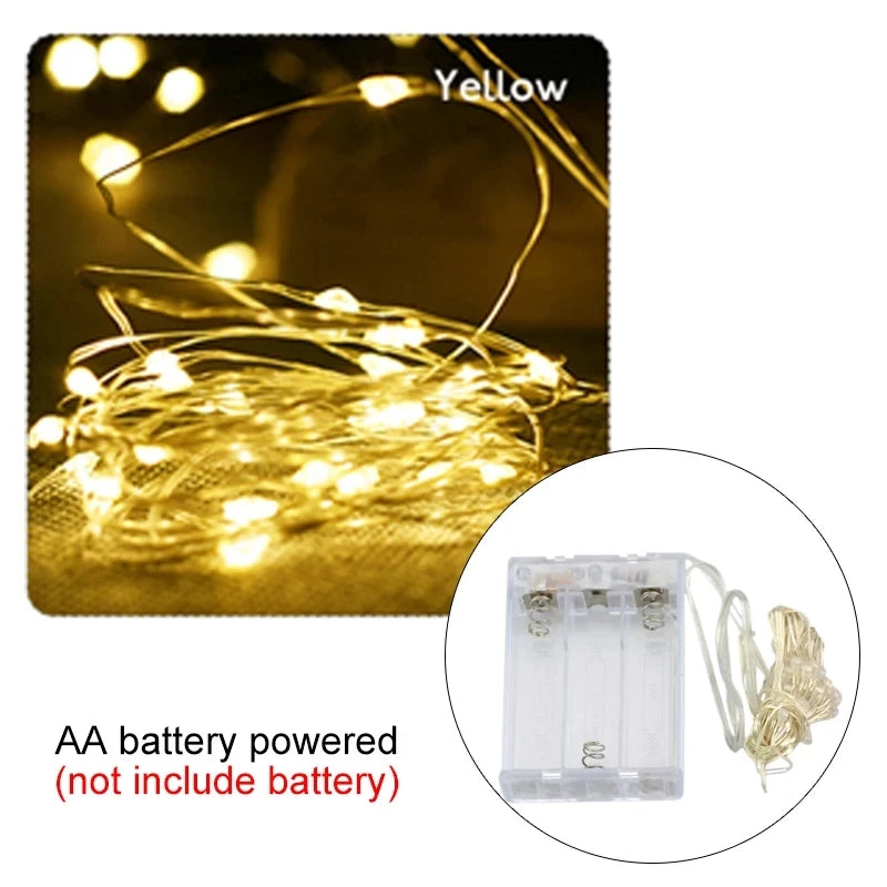 Copper Wire LED String Lights