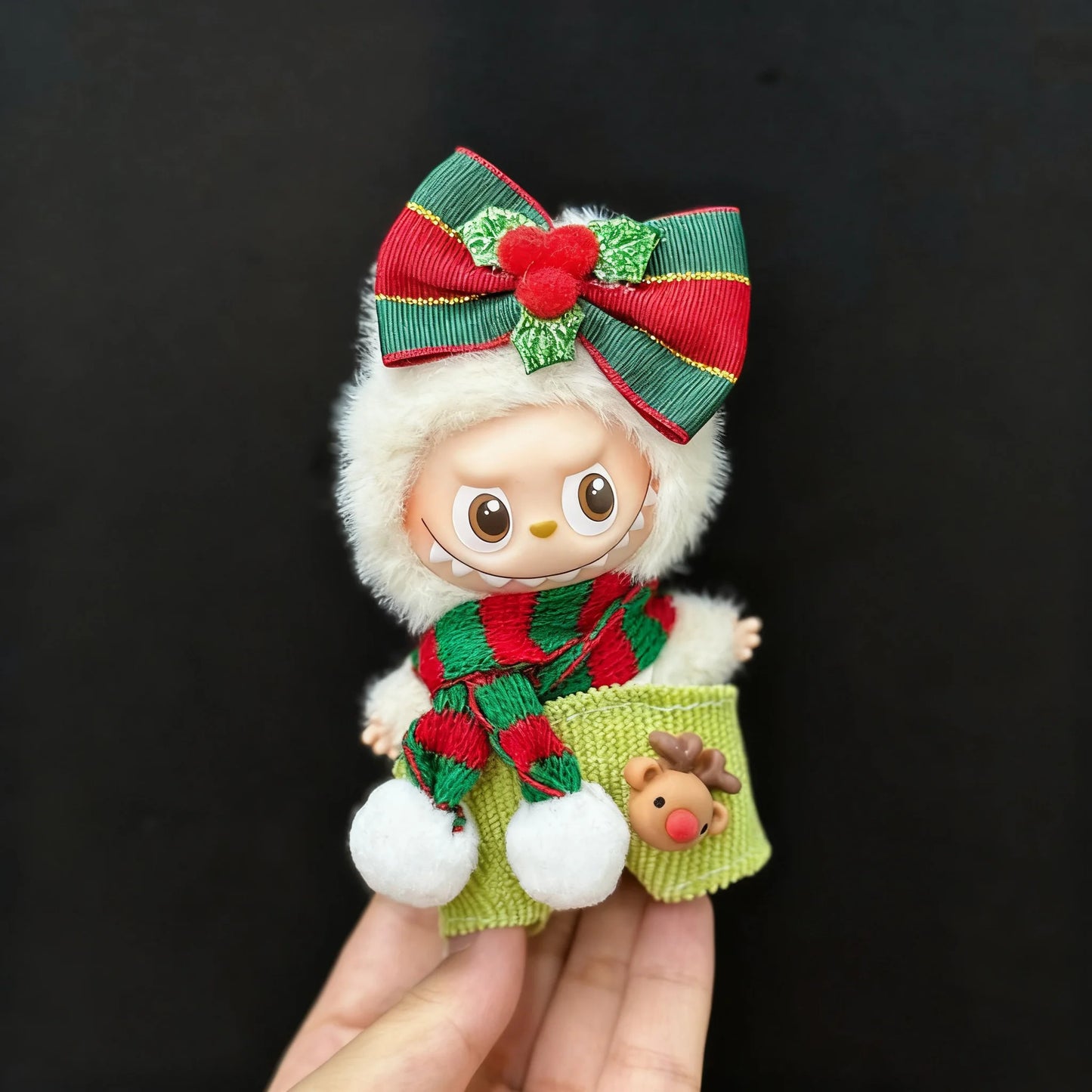 Labubu Christmas Strap Pants Set