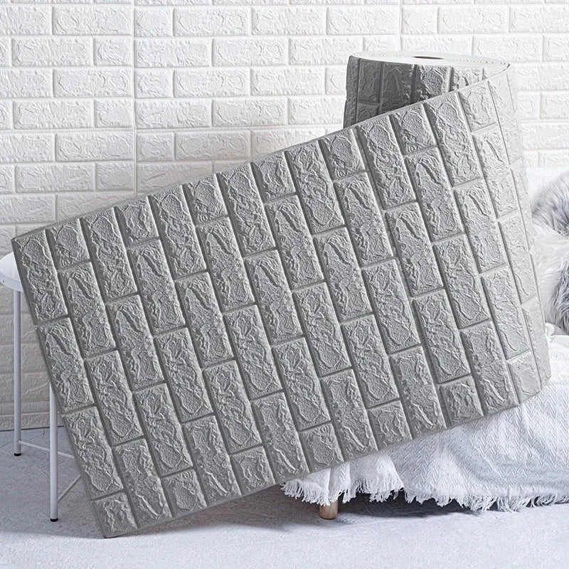 3D Brick Pattern Wall Stickers