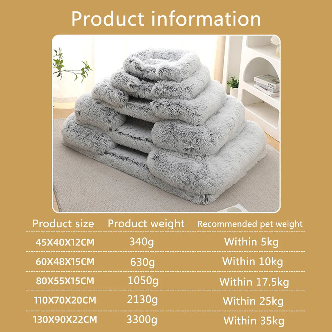 Half Surround Soft Pet Bed