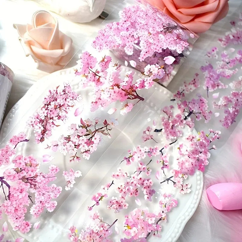 Sakura Pink Flower Decorative Tape